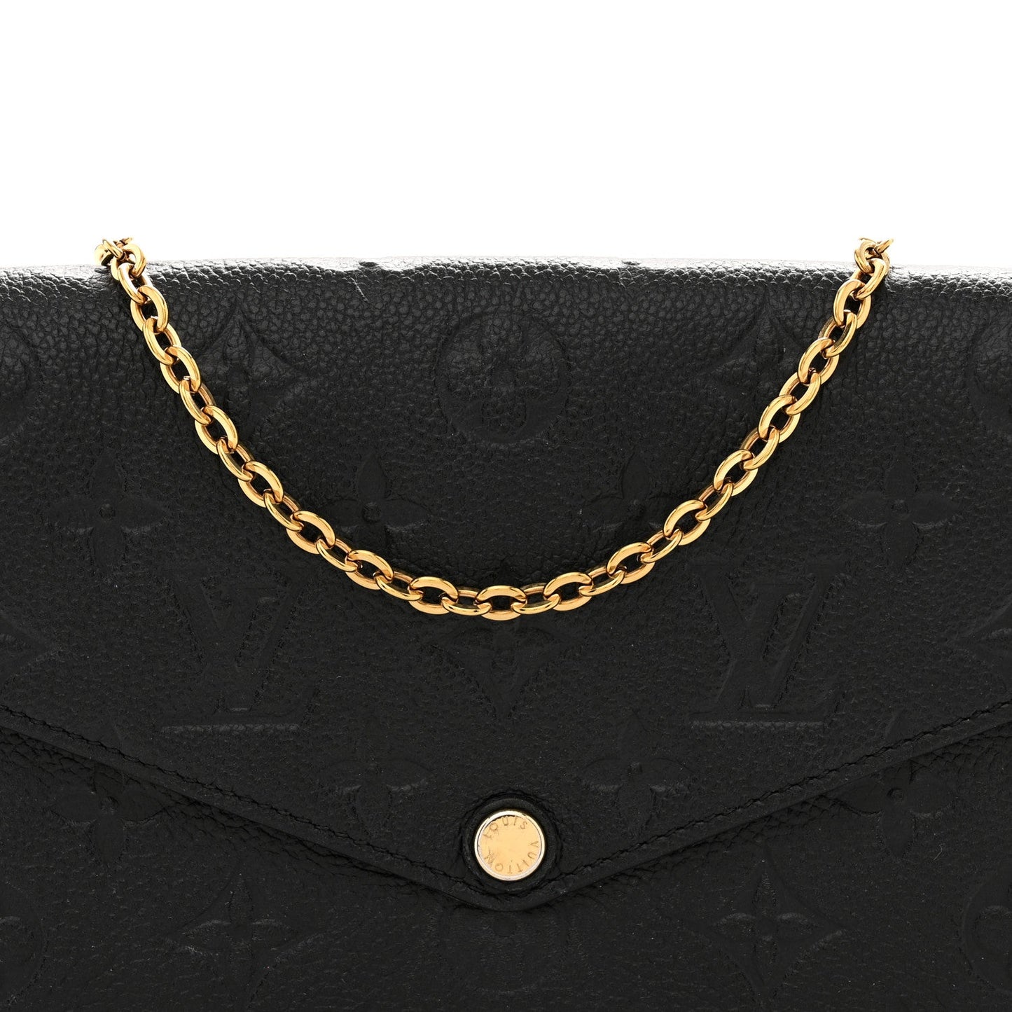 Empreinte Pochette Felicie Chain Wallet Black