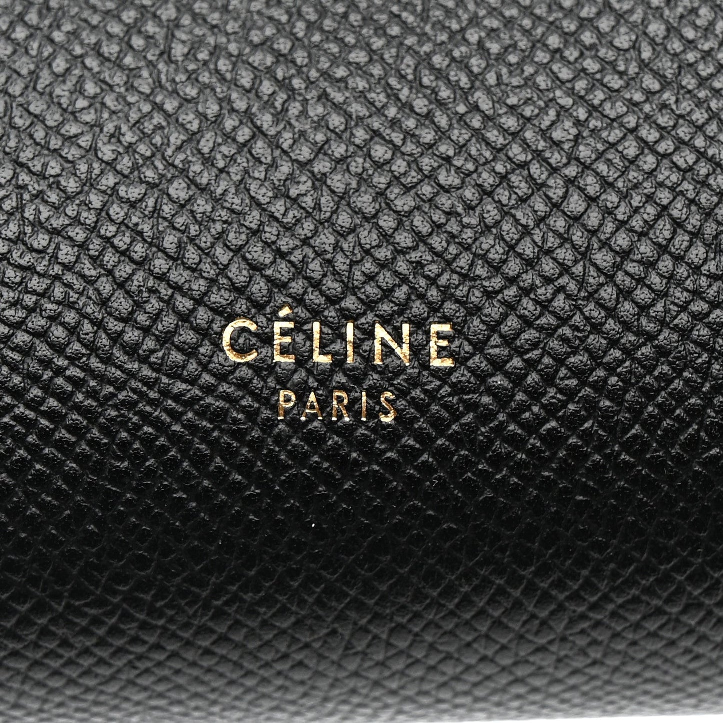 Grained Calfskin Nano Belt Bag Black