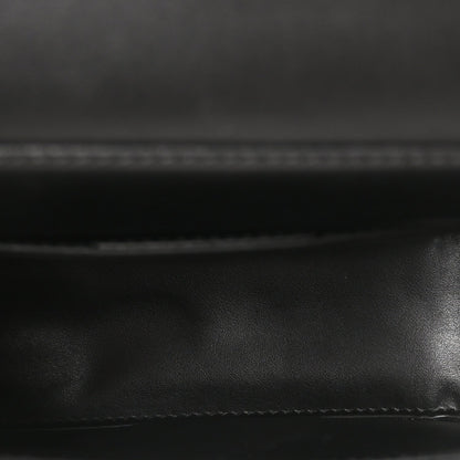 Calfskin Gancini Lock Flap Crossbody Navy
