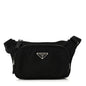 Re-Nylon Saffiano Belt Bag Black