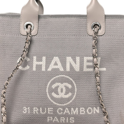 Mixed Fibers Small Deauville Tote Light Grey