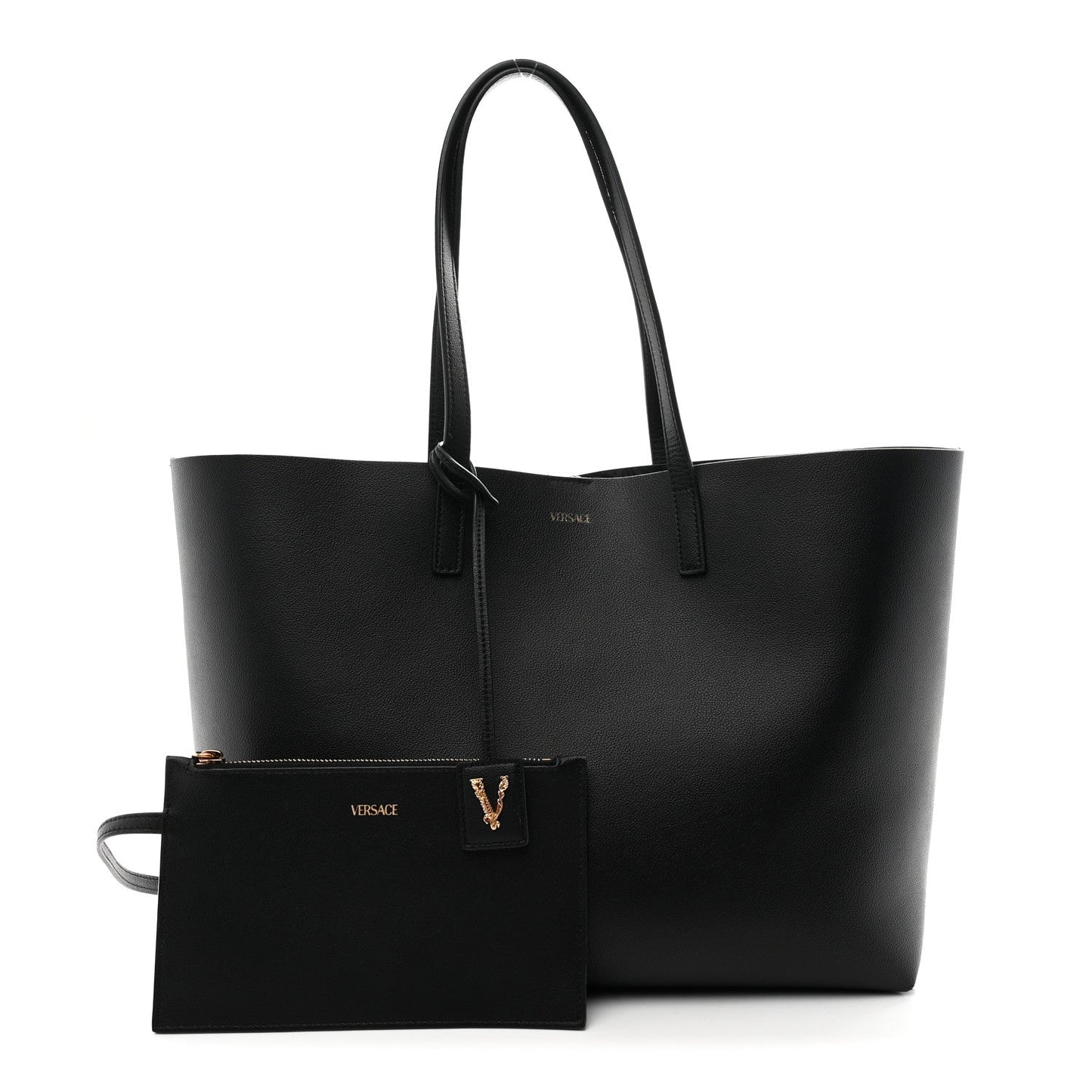 Calfskin Virtus Tote Black
