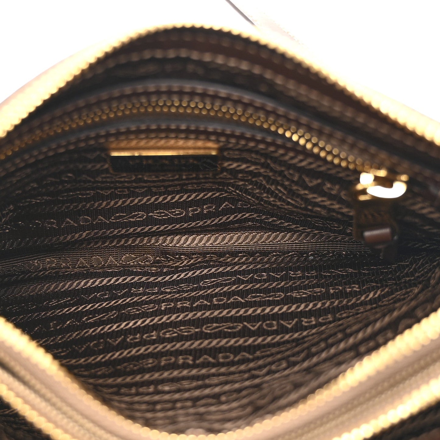 Jacquard Logo Flat Crossbody Bag Corda Bruciato