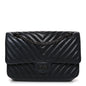 Sheepskin Chevron Quilted 2.55 Reissue 225 Double Flap So Black