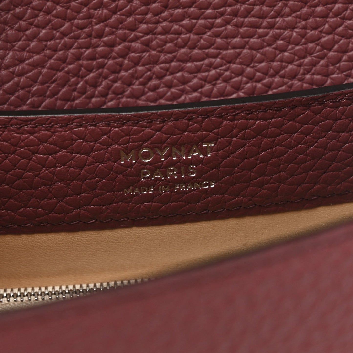 Carat Calfskin Rejane PM Wood Rose