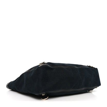 Monogram Large Abbey Tote Navy Black