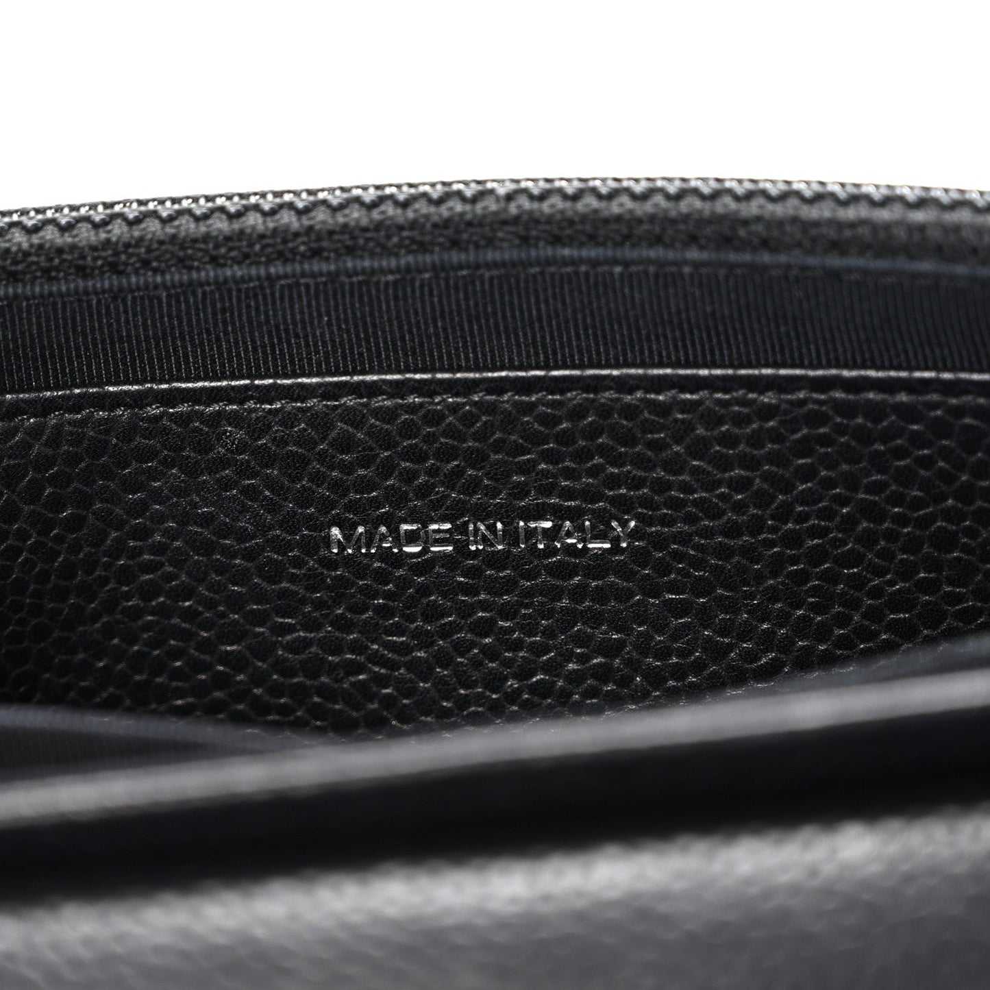 Caviar Half Moon Wallet On Chain WOC Black