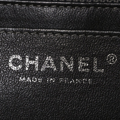 Lambskin Quilted Jumbo Single Flap Grey