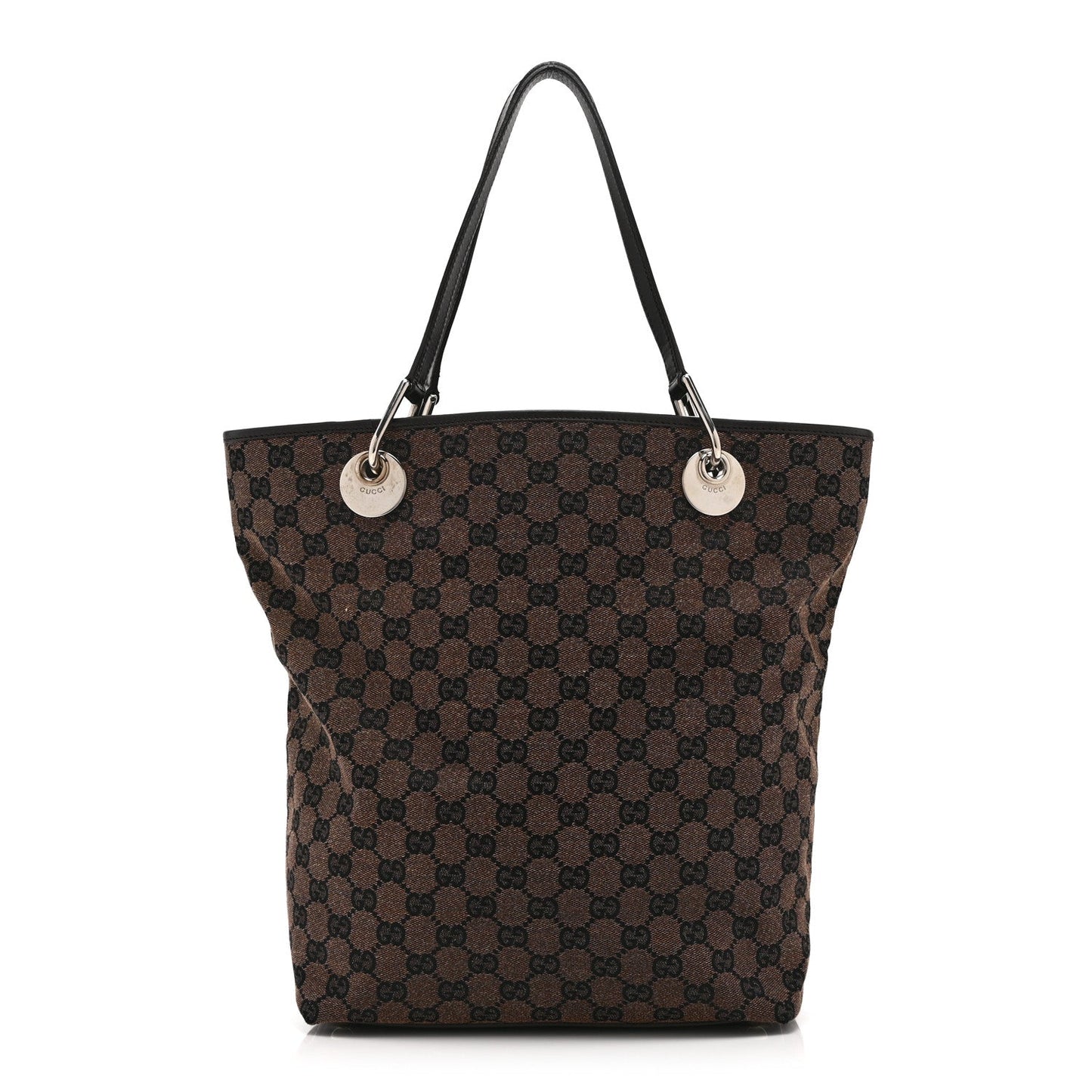 Monogram Large Eclipse Tote Dark Brown