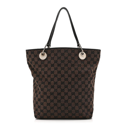 Monogram Large Eclipse Tote Dark Brown