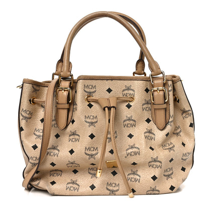 Visetos Medium Drawstring Shopper Beige