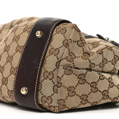 Monogram Medium Pelham Shoulder Bag Dark Brown