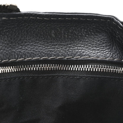 Calfskin Medium Paddington Satchel Bleu Nuit