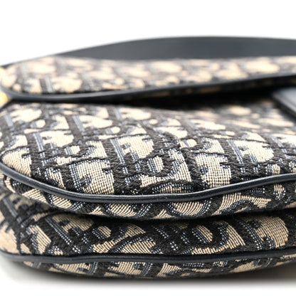 Oblique Saddle Bag Blue
