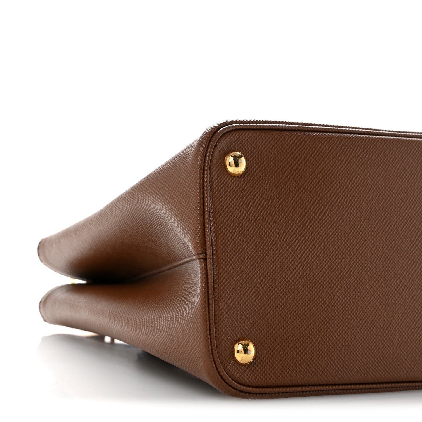 Saffiano Cuir Medium Galleria Double Zip Tote Palissandro