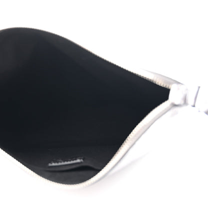 Metallic Calfskin Small Voyou Bag Silver