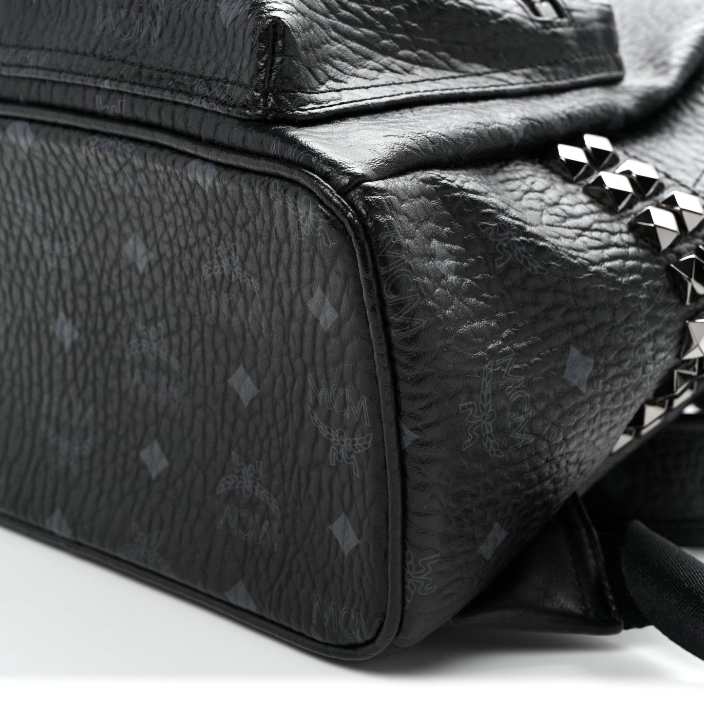 Visetos Small Side Stud Stark Backpack Black