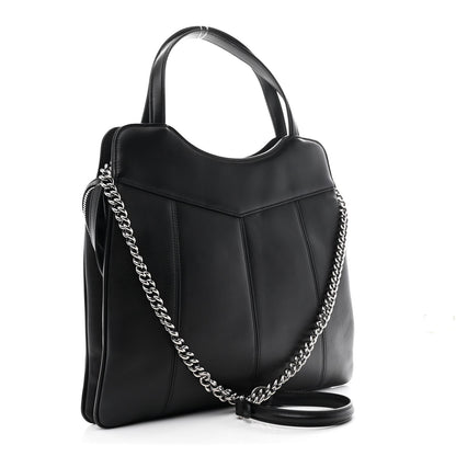 Calfskin Petite GG Medium Tote Bag Black