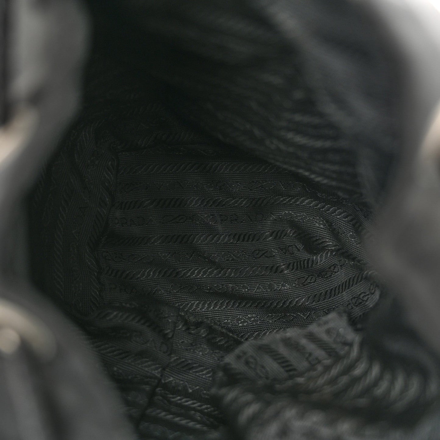 Nylon Vela Mini Cinch Backpack Black