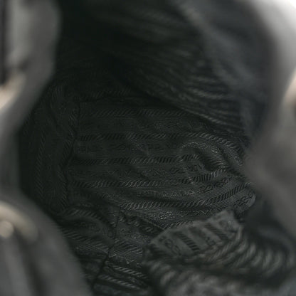 Nylon Vela Mini Cinch Backpack Black