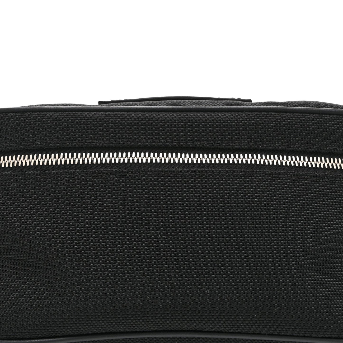 Techno Canvas Web Large Belt Bag Black