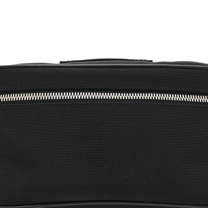 Techno Canvas Web Large Belt Bag Black