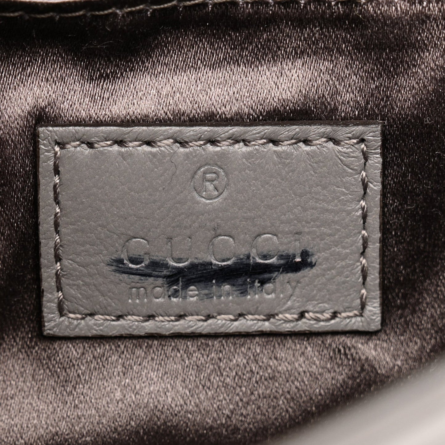 Nappa Vertical Matelasse Small Maxi Horsebit Chain Shoulder Bag Gray
