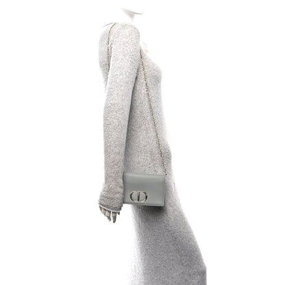 Calfskin 30 Montaigne 2 in 1 Pouch Grey
