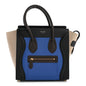 Smooth Calfskin Micro Tri-Color Luggage Indigo