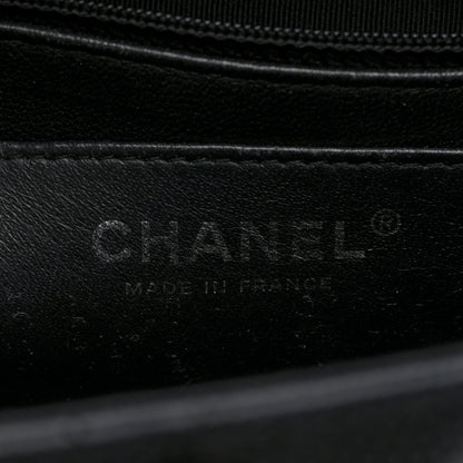 Caviar Quilted Jumbo Single Flap Black