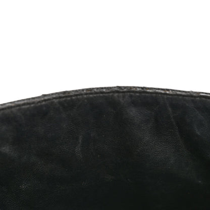 Caviar Quilted Jumbo Kelly Flap Black