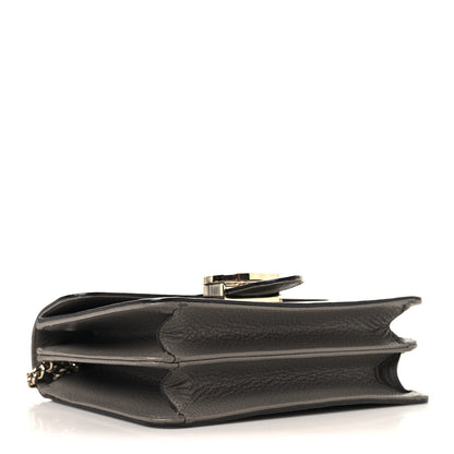 Dollar Calfskin Small Interlocking G Shoulder Bag Loess