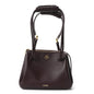 Supple Calfskin Small Madrid Bag Dark Burgundy