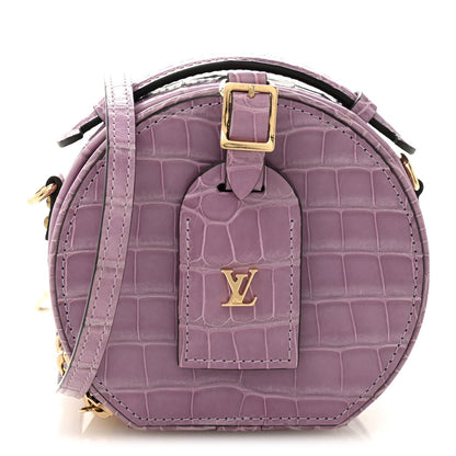 Alligator Mini Boite Chapeau Purple