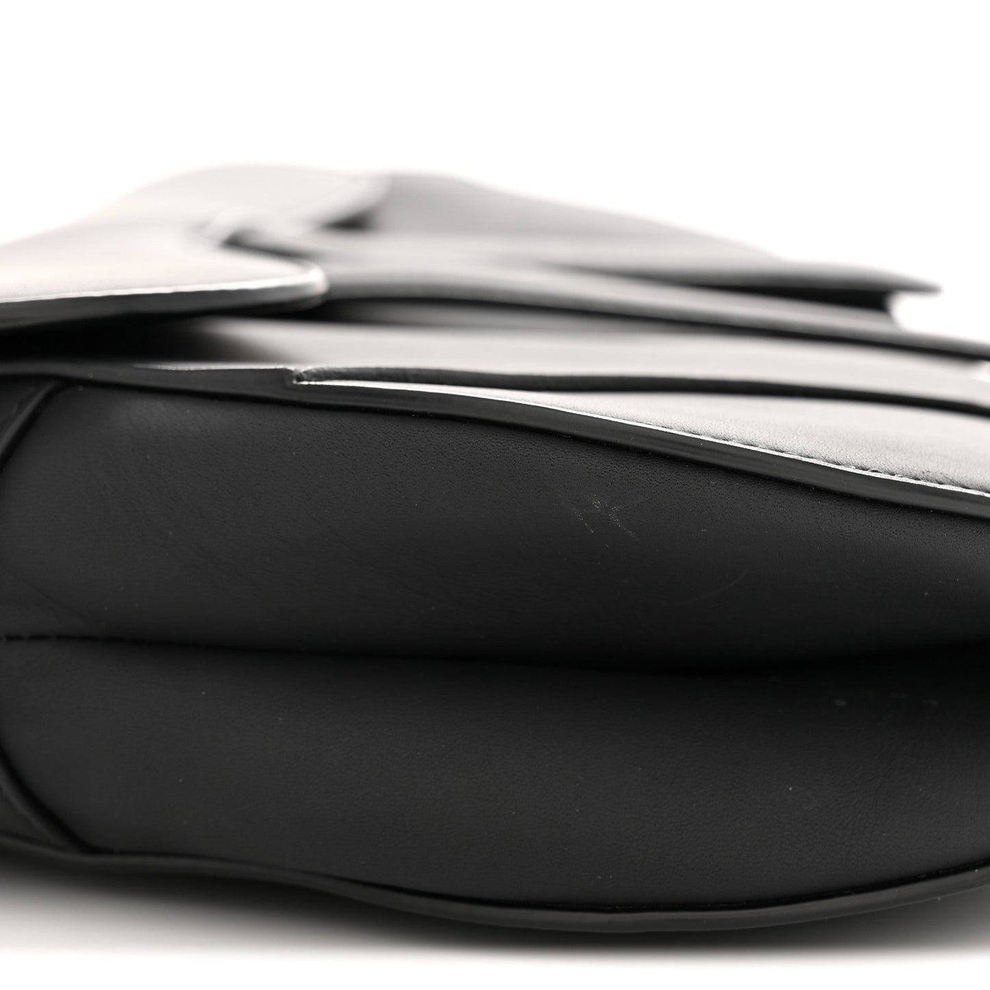 Ultra Matte Saddle Bag With Strap Black