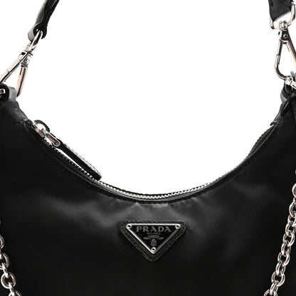 Nylon Re-Edition 2005 Shoulder Bag Black