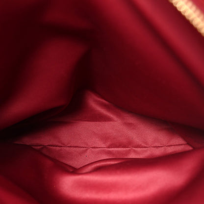 Pebbled Calfskin East West Fiamma Bag Red