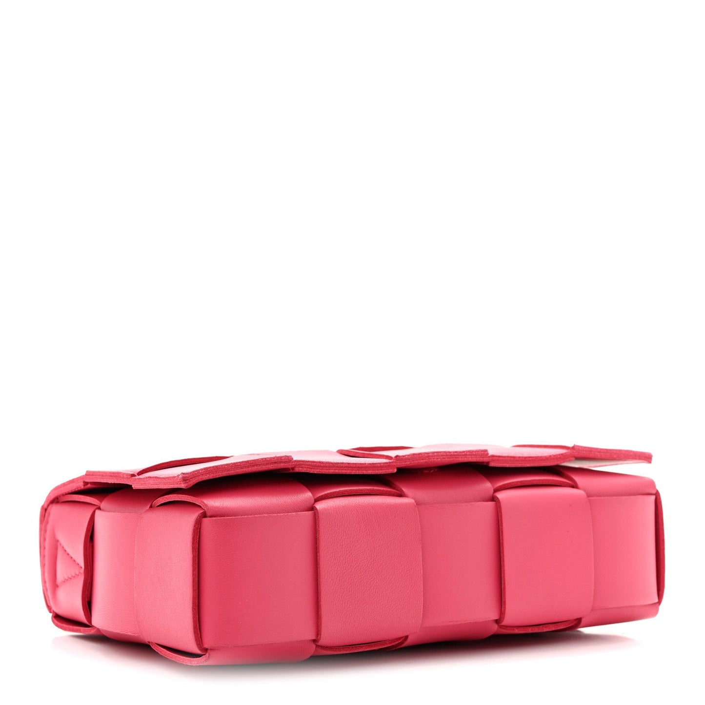 Lambskin Maxi Intrecciato Cassette Crossbody Bag Lollipop