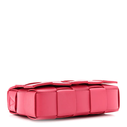 Lambskin Maxi Intrecciato Cassette Crossbody Bag Lollipop
