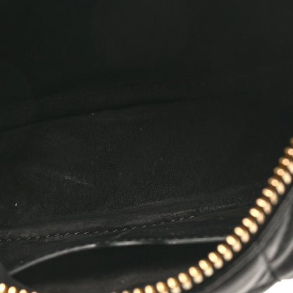 Lambskin Cannage Small Dior Vibe Hobo Bag Black