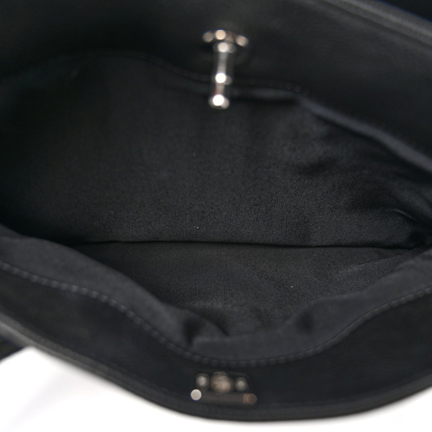Calfskin Cerf Executive Shopper Tote Black