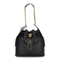 Caviar Quilted Medium Chanel 25 Handbag Black
