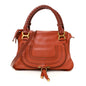 Calfskin Medium Marcie Satchel Maple Leaf