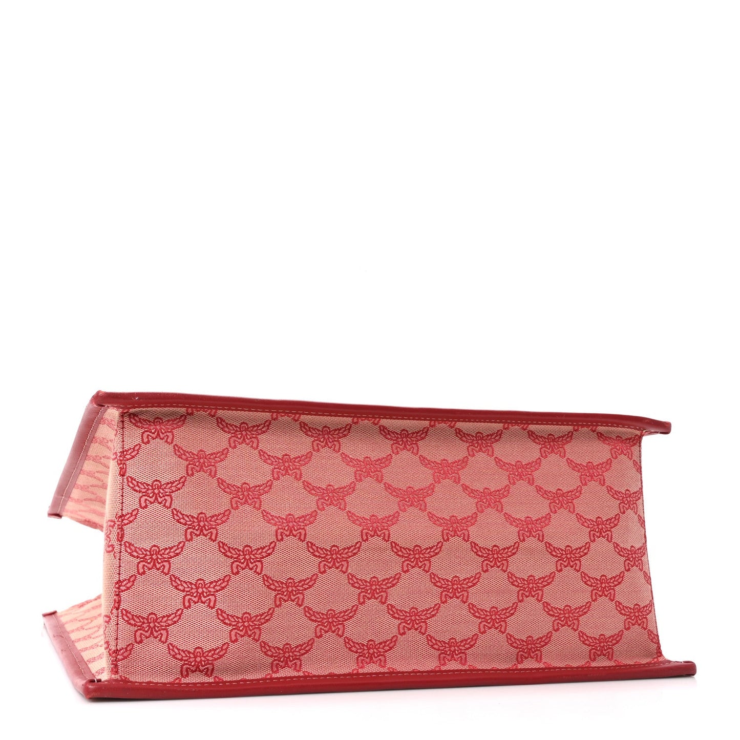 Lauretos Nappa Medium Himmel Shopper Tote Red