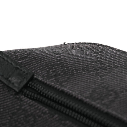 Denim Monogram Medium Backpack Black