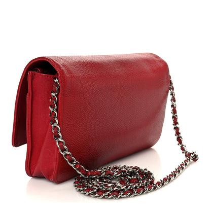 Caviar Timeless CC Wallet on Chain WOC Red