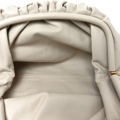Smooth Butter Calf The Pouch Oversized Clutch Plaster