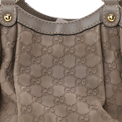 Guccissima Medium Sukey Tote Taupe