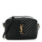 Calfskin Matelasse Monogram Lou Camera Bag Black