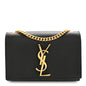 Grain De Poudre Small Classic Monogram Kate Satchel Black